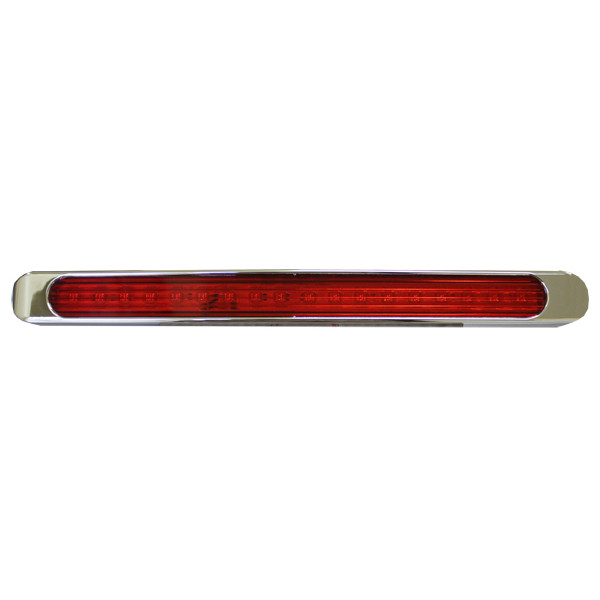 BARRA 18 LED ROJA CON BISEL