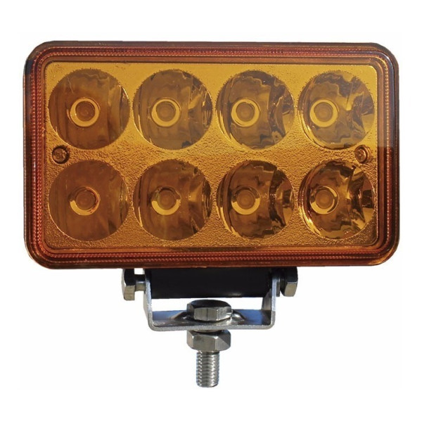 FARO 8 LED AMBAR RECTANGULAR