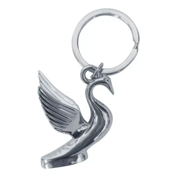 LLAVERO CISNE CROMADO