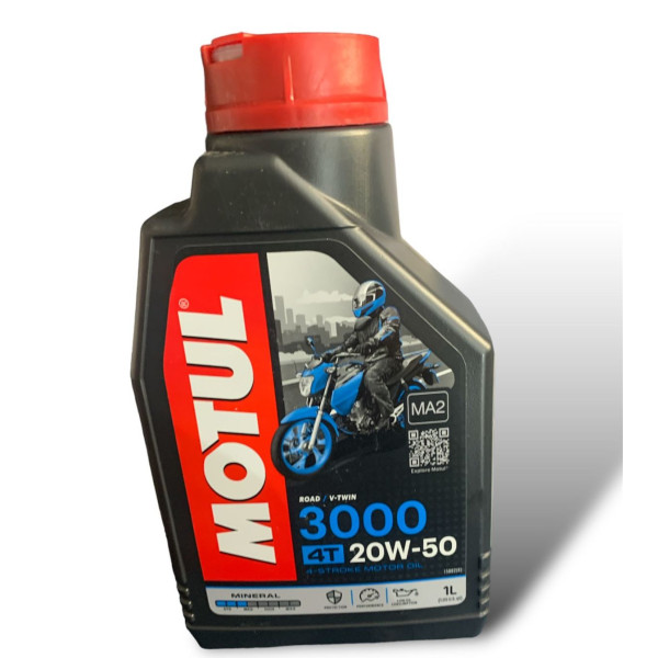 LITRO MOTUL 4 TIEMPOS 20W50 MINERAL 3000