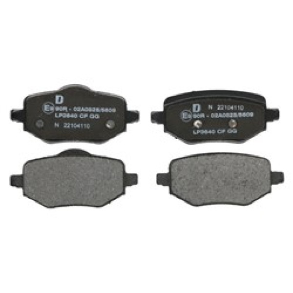 BALATAS TRASERAS PEUGEOT 2008 208 2020-2023