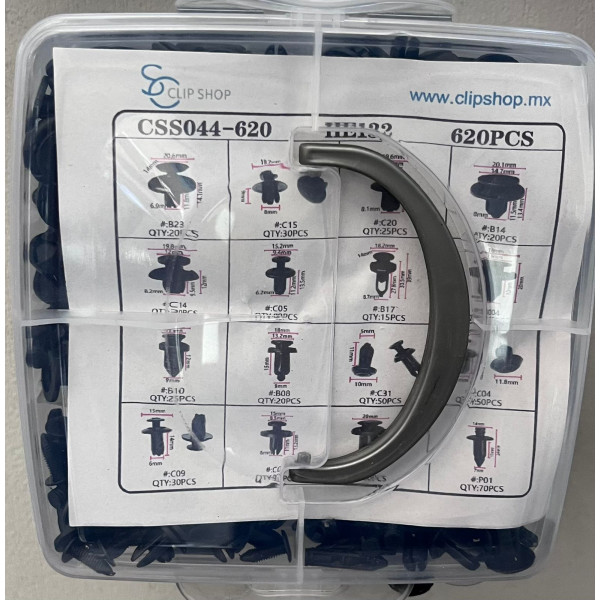 GRAPA REMACHE AUTOMOTRIZ 620 PIEZAS (PRECIO CAJA)