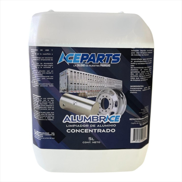 ALUMBRACE LIMPIADOR DE ALUMINIO 5LT CONCENTRADO