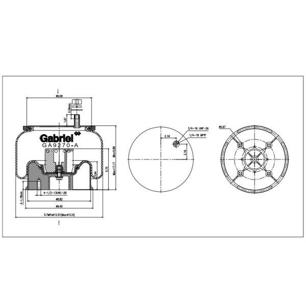 BOLSA DE AIRE GABRIEL GA9270-A