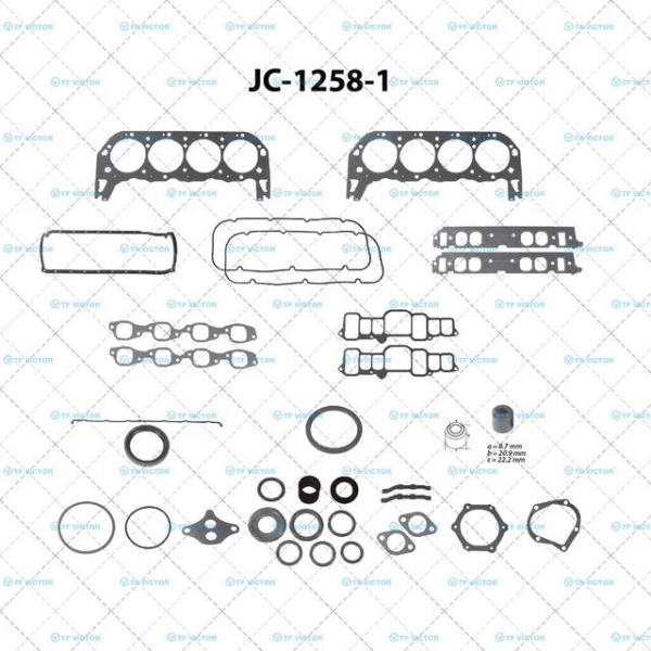 EMPAQUE COMPLETO GM V8 454 96-01