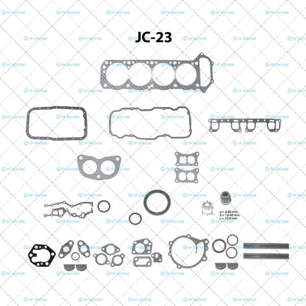 EMPAQUE COMPLETO NISSAN Z24 86-89 (FS-1224)