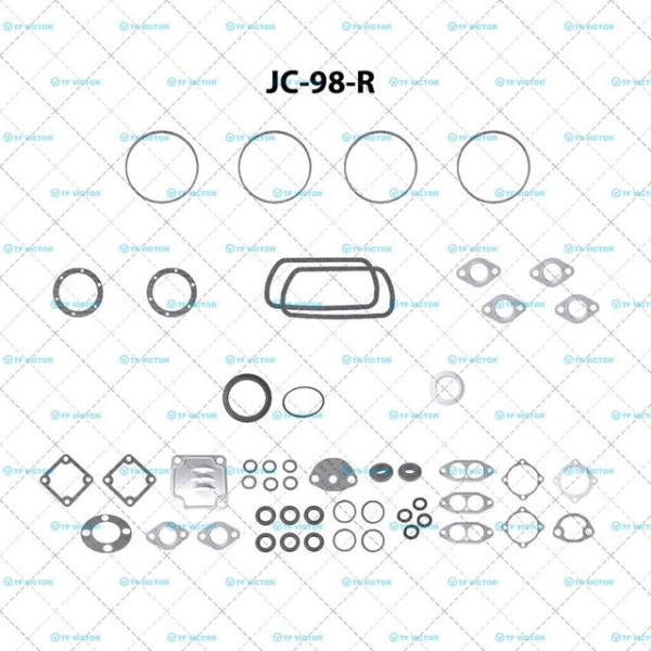EMPAQUE COMPLETO VOLKSWAGEN 1600 72-97 (FS-1820)
