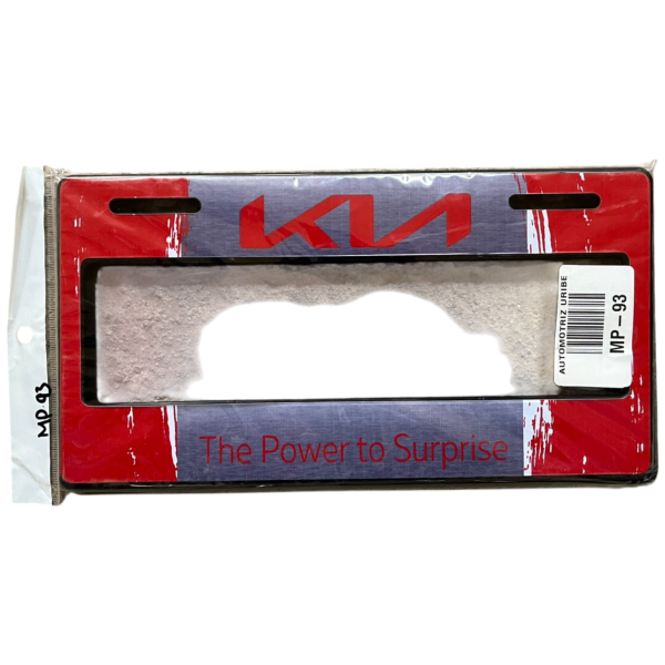 PORTA PLACA KIA "THE POWER TO SURPRISE"
