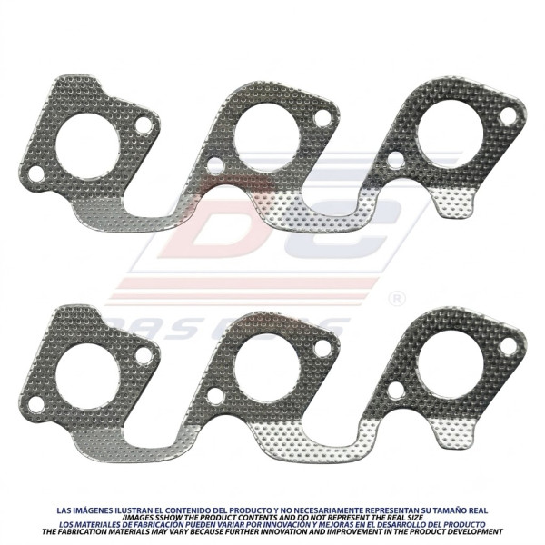 EMPAQUE MULTIPLE DE ESCAPE FORD V6; 3.8L, 3.9L, 4.2L