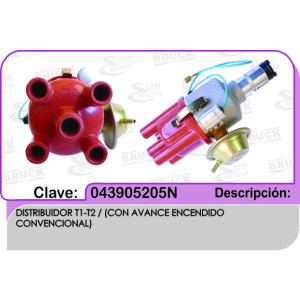 DISTRIBUIDOR VOLKSWAGEN PLATINOS - 043905205N