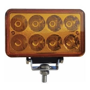 FARO 8 LED AMBAR RECTANGULAR - 13017