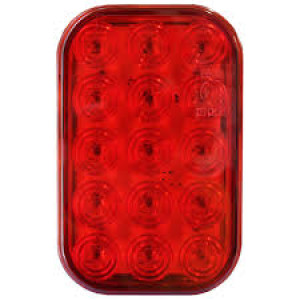 PLAFON RECTANGULAR 15 LED CROMADO - 15327