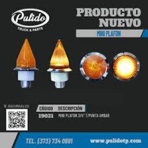 PLAFON PUNTA MINI WATERMELO AMBAR - 19021