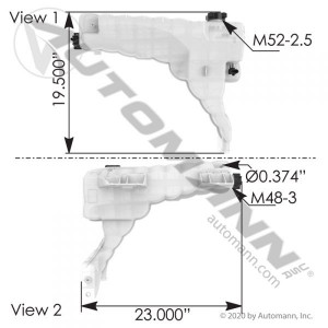 DEPOSITO DE ANTICONGELANTE KENWORTH T680 - 575.1024