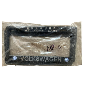 PORTA PLACA VOLKSWAGEN "WE LOVE THE CARS" - MPP0700110