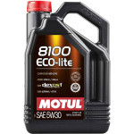LITRO ACEITE MOTUL 5W30 8100 ECO-LITE GASOLINA Y DIESEL 100% SINTETICO DEXOS