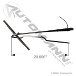 BRAZO LIMPIABRISAS KENWORTH T600 T800 W900 DOBLE DERECHO